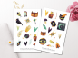 Preview: Magische Tiere Sticker Set